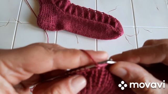 #носки_спицами   Красивые носки спицами // Мастер класс подробный