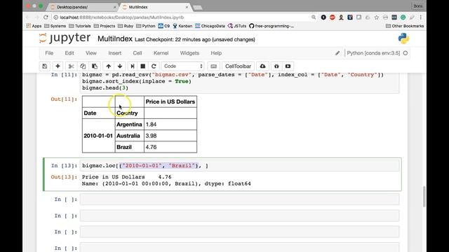 [6] MultiIndex - Extract Rows from a MultiIndex DataFrame смотреть онлайн