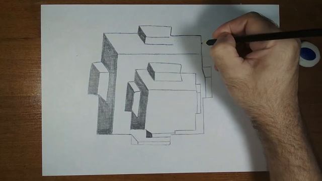Как нарисовать 3д рисунок,углубление. Рисунок 3д для срисовки. How to draw смотреть онлайн