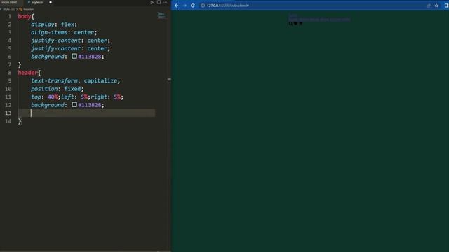 Study 6 minute with justify-content for making different menu || Free source смотреть онлайн