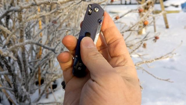 Нож Benchmade 485-171 Valet Gold Class Damasteel ограниченный выпуск USA смотреть онлайн