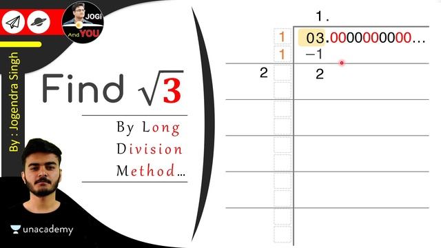 How to find full Value of √3 without calculator? | Value of Root 3 by Long Division Method | Englis смотреть онлайн