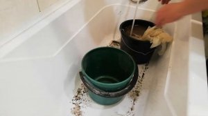 Запуск аквариума -промывка грунта (3 часть)