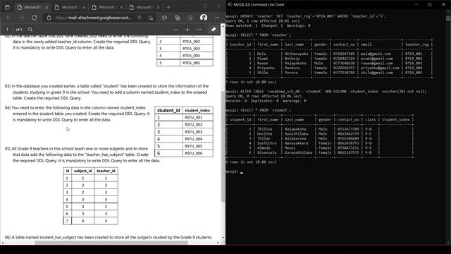 DBMS Question Session Task No 47 | 1st Year | Semester 01 | Java Institute | Venura Prabath смотреть онлайн