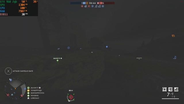GTX 960 2gb + i3 4160 | Battlefield 1 Multiplayer смотреть онлайн