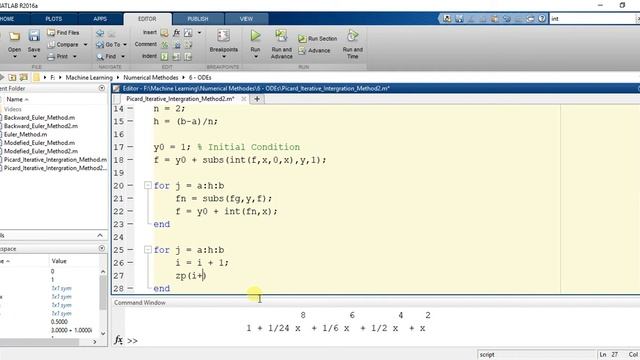 7.4| Picard Method (Iteration Integral Method) for Solving ODEs Using MATLAB смотреть онлайн