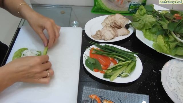 Вьетнамские блинчики с креветками НЭМ рецепт Спринг роллы Весенние роллы Фитнес-роллы Нем Nem Cuốn