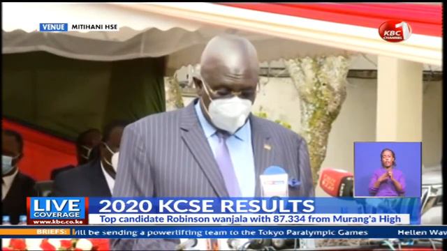 CS Magoha: Top special needs candidate in 2020 KCSE is Miriam Kipkemoi with 84.8 an A смотреть онлайн
