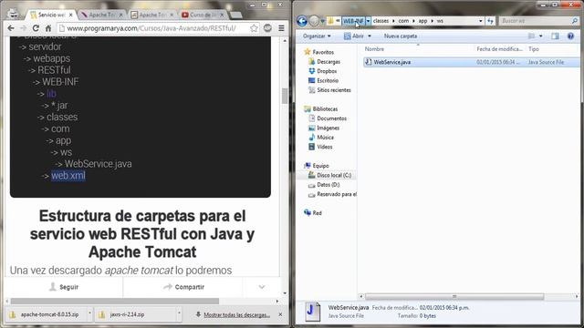 RESTful en minutos. Servicio web con Java, Tomcat 8 y Jersey 2 смотреть онлайн