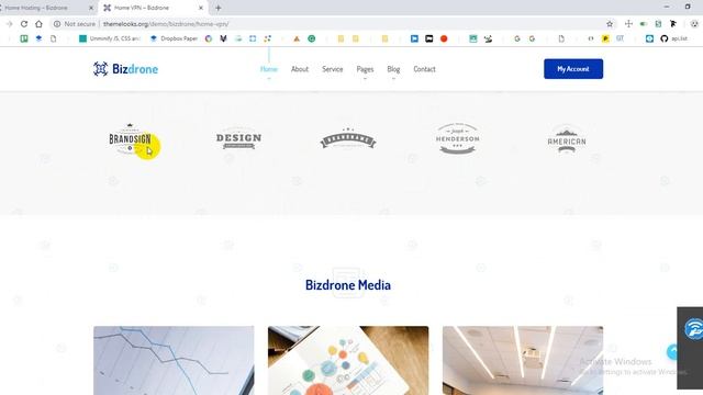 Bizdrone Theme Overview | BizDrone - Multipurpose WordPress Theme смотреть онлайн
