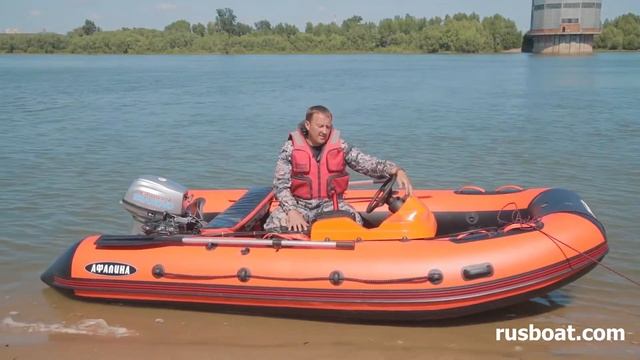 Тест драйв ПВХ лодки Афалина от Rusboat смотреть онлайн