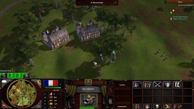 Wars of Liberty Age of Empires III : France vs Romania online Multiplayer смотреть онлайн