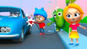 Детские песенки – Заправка – Музыкальные мультики для детей Сина и Ло