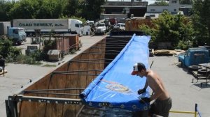 Тент на зерновоз | Установка тента на зерновоз в Харькове