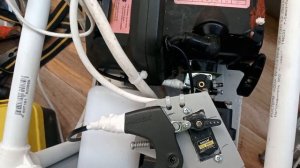 Управление карбюратором сервоприводом на бензогенераторе