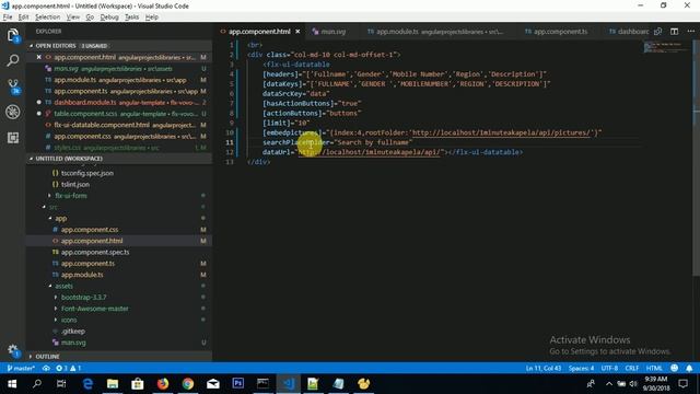 Beautiful Angular Datatable смотреть онлайн