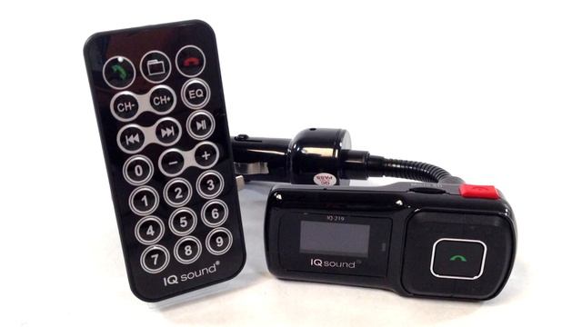 IQ219 USB SD Car Kit Bluetooth FM Transmitter Hands-Free MP3 Player Remote Control смотреть онлайн
