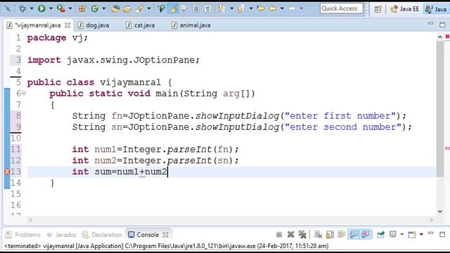 Java Tutorials #42 Graphical User Interface ( हिन्दी) смотреть онлайн