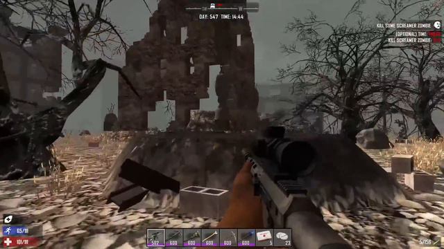 7 Days to Die играем на публичном пвп сервере #23 смотреть онлайн