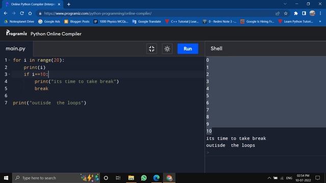 Break Continue Pass in Python in hindi | basic python programming | transfer statements смотреть онлайн