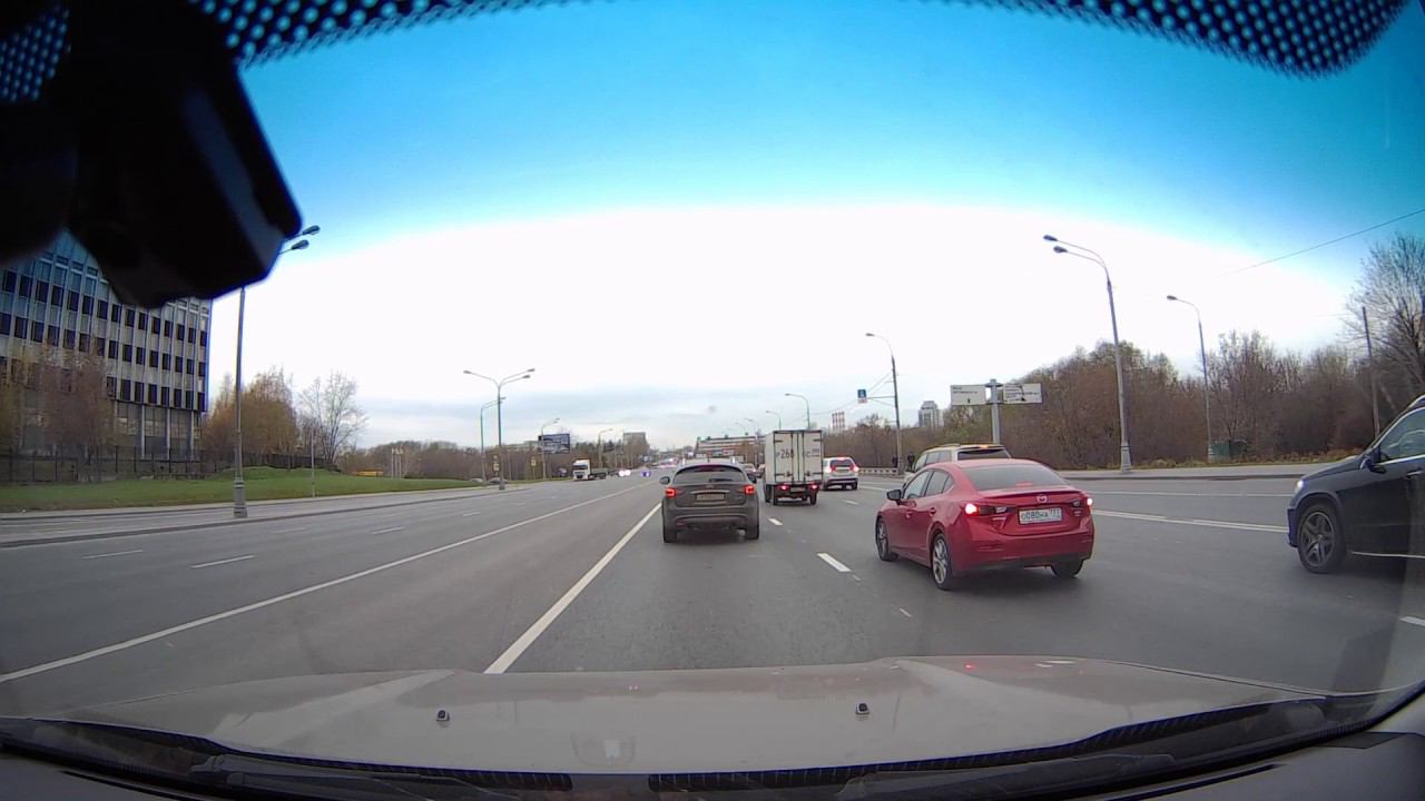 Видеорегистратор в зеркале AVS0475DVR | условия записи: город, день смотреть онлайн