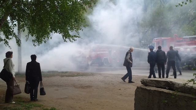 горящая газель в Костанае 07.05.2015 смотреть онлайн