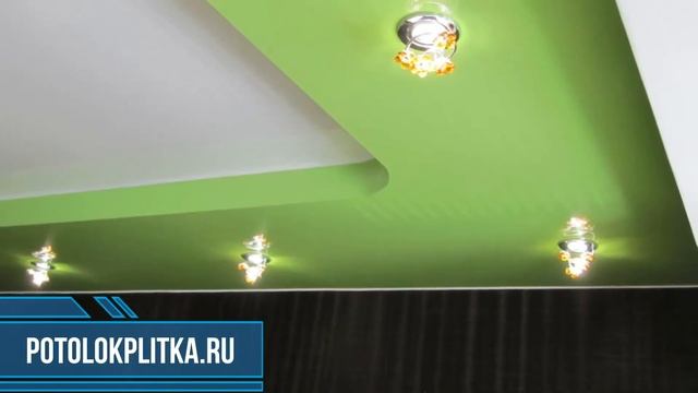 Подбор салатовых натяжных потолков смотреть онлайн
