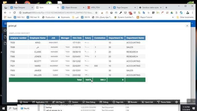 Print custom PDF Report Using PL/SQL Dynamic Region in Oracle Apex 19.1 смотреть онлайн