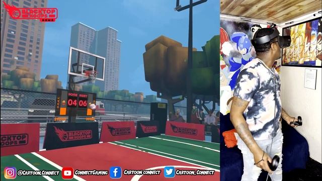 The Best Basketball VR Game I've EVER PLAYED!!! Blacktop Hoops VR смотреть онлайн
