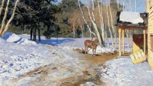 Сочинение по картине «Март» И. Левитана