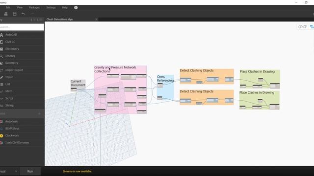 Leveraging Dynamo to Perform Utility Clash Detections in Civil 3D смотреть онлайн