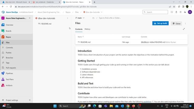 Azure Databricks Git Integration using Azure DevOps Repos in Tamil | Databricks in Tamil смотреть онлайн