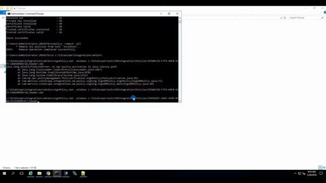 SiteScope Unsigned Policy Issue solution смотреть онлайн