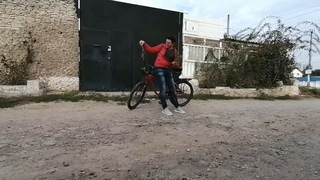 Котёнок звонит в звонок велосипеда. смотреть онлайн