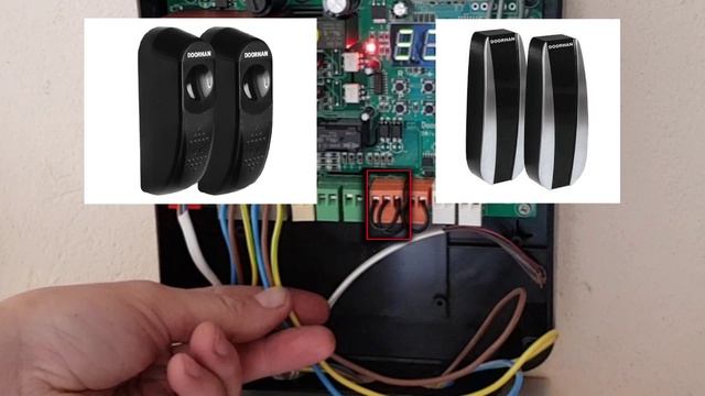 Подключение платы распашных ворот PCB SW.mp4