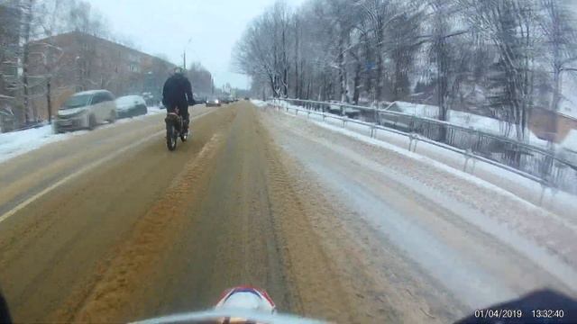Катаемся по городу на кросачах!!!| Лайтовый зимний прохват| смотреть онлайн