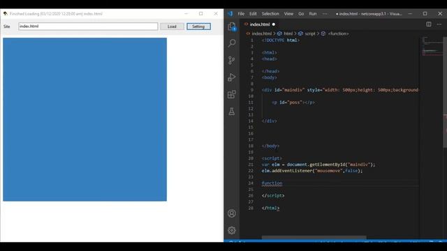 JavaScript - Get mouse position relative to div or element. смотреть онлайн