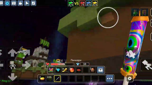 Blockman Go Bedwars Бой 1