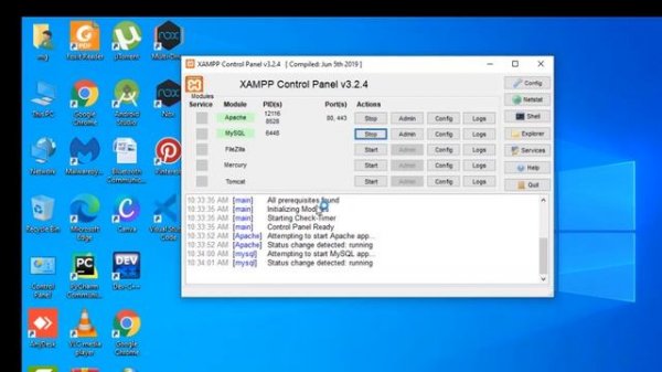 PHP php tutorial for beginners || IPHP XAMPP installation | How to Create Database || Lec -1