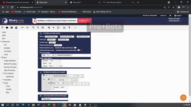 How to develop 2 binary bots running same time? Pro +Bots #20 смотреть онлайн