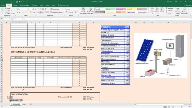 1. CÁLCULO SISTEMA SOLAR AISLADO || COMPONENTES Y CONSUMO ENERGÉTICO смотреть онлайн