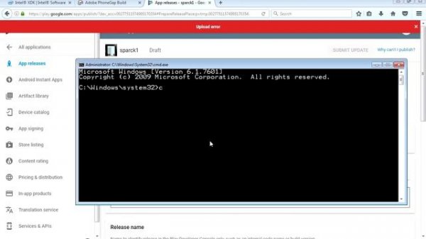 Gdevelop android upload tutorial