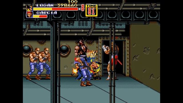 [Genesis Hack] X-Men Streets of Rage 2 - Wolverine смотреть онлайн
