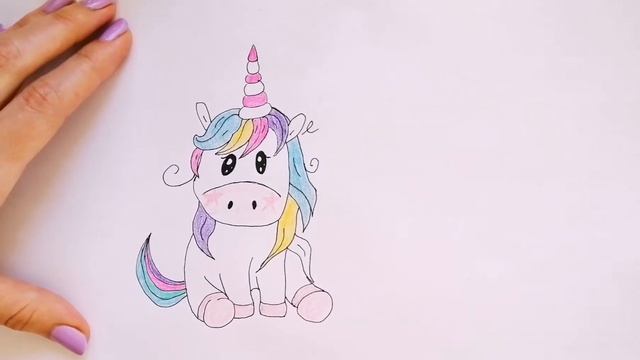 Рисуем Радужного Единорога!Drawing a unicorn? смотреть онлайн