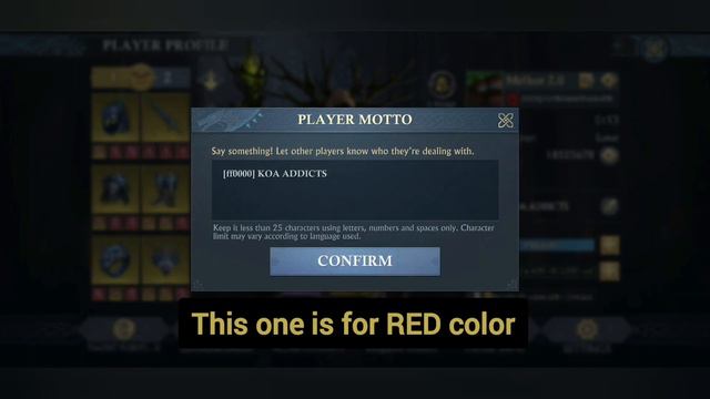 COLOR CODES || Make Your Game Motto Colorful With These Codes || KING OF AVALON. смотреть онлайн