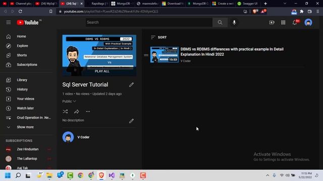 CRUD Web Application Part 1 In .Net Core Web API MongoDB In Hindi With Detail Explanation. смотреть онлайн
