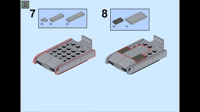 Мини САУ G.W. E 100 из Лего смотреть онлайн