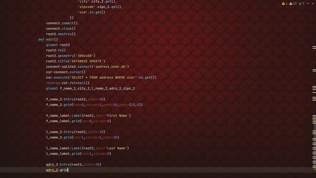 5.GUI DATABASE WITH SQLite3 смотреть онлайн