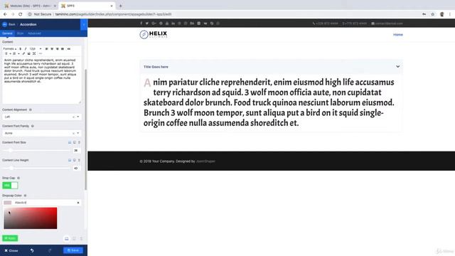 SP Page Builder Accordion Addon смотреть онлайн