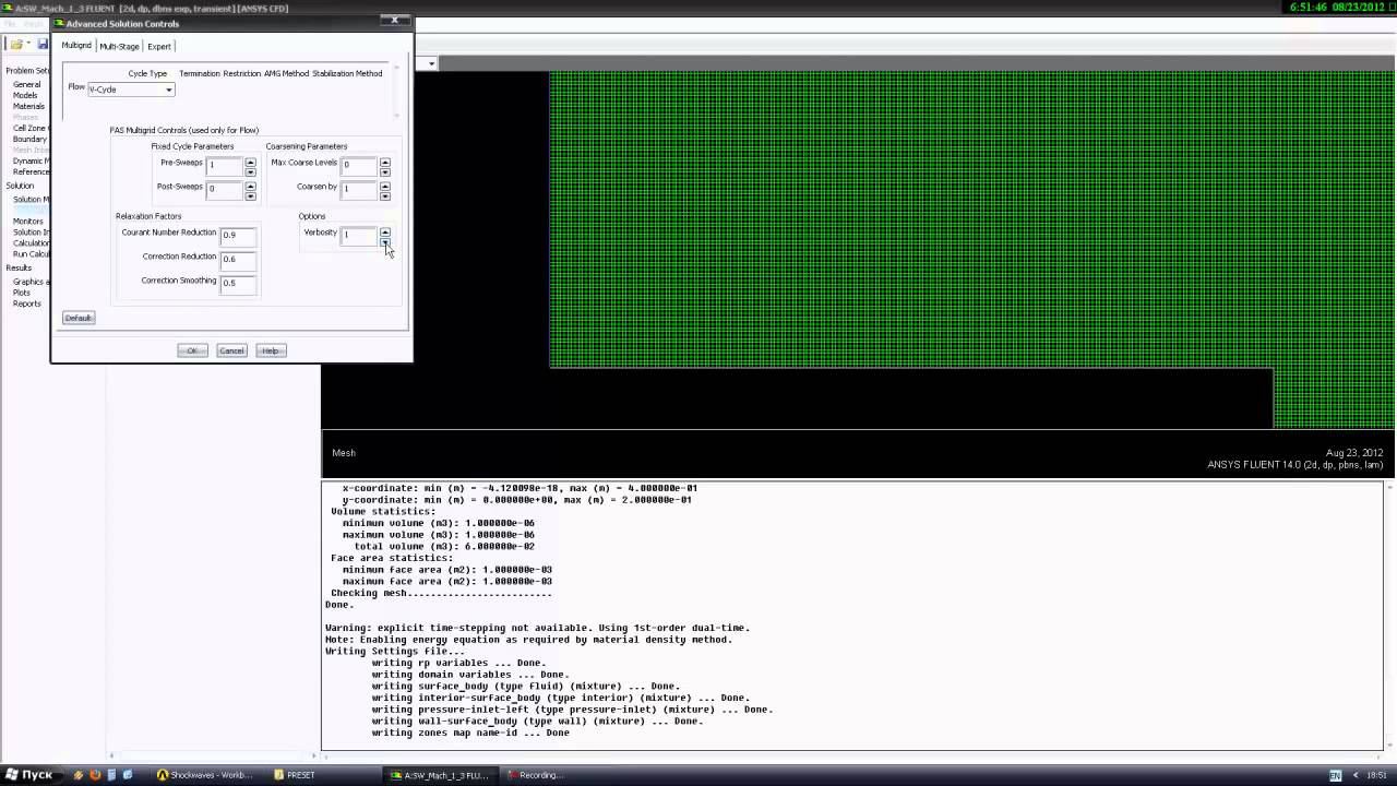 Моделирование ударно волновых процессов в Ansys Fluent смотреть онлайн